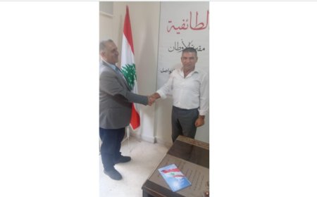 رئيس "حركة التلاقي والتواصل" بحث مع المحامي حسون اوضاع النازحين السوريين