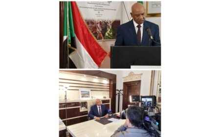 سفير السودان في إيطاليا ناشد  الضمير العالمي إنقاذ بلاده