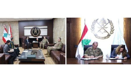 قائد الجيش استقبل السفير الكوري ووقع مذكرة تفاهم مع ممثلة هيئة الأمم المتحدة لشؤون المرأة