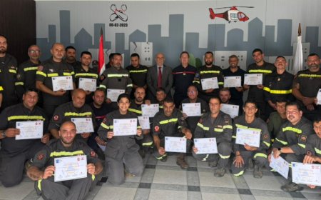 تسليم إفادات لخريجي دورتين تدريبيتين على تقنيات إطفاء حرائق الأحراج