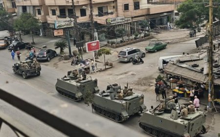 قطع الطريق الرئيسية في مخيم البداوي