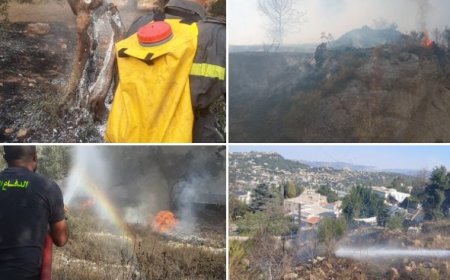 الدفاع المدني أخمد سلسلة حرائق في مختلف المناطق