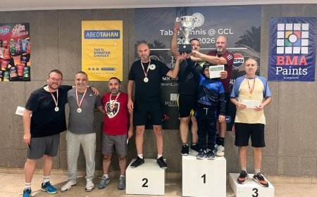  دورة نادي الغولف اللبناني للقدامى(فردي و فرق) لكرة الطاولة
