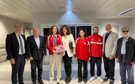  الأولمبية اللبنانية إحتفلت بإستقبال تكريمي للسباحة  لين الحاج تقديراً لنتائجها المشرّفة في ألعاب التضامن الإسلامي