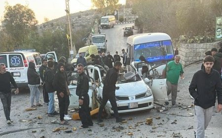 إصابة طلاب بإستهداف سيارة في الطيري