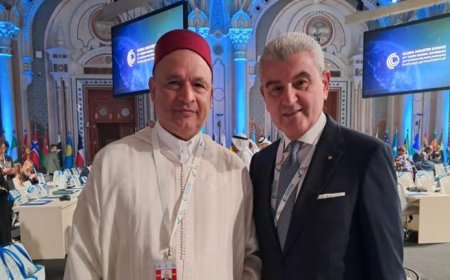 عيسى الخوري يلتقي نظيره المغربي