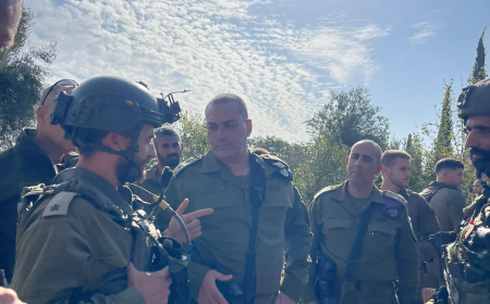رئيس الأركان الاسرائيلي يزور الحدود مع لبنان
