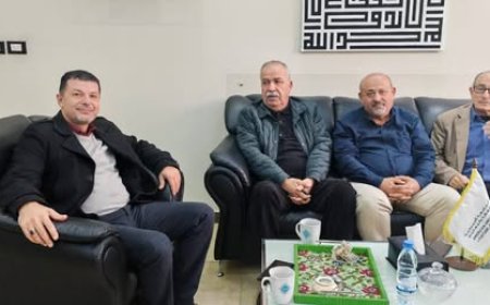 نائب رئيس العمالي ووفد من "أمل" عرضوا مع مدير فرع  الاميركية للثقافة والتعليم في النبطية شؤونا تربوية