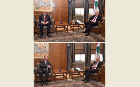 بري استقبل بحث مع رئيس الحكومة وسفير بريطانيا في المستجدات