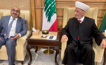 دريان استقبل النائب الحشيمي واطلع من وفد جمعية الكشاف المسلم في لبنان على نشاطاتها