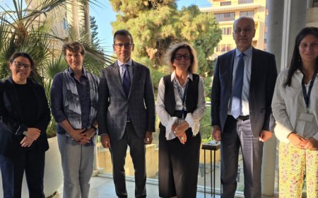 عبد الله وعلامة ناقشا مع بعثة الاتحاد الأوروبي للصحة مشاريع القوانين والسياسات ذات الصلة