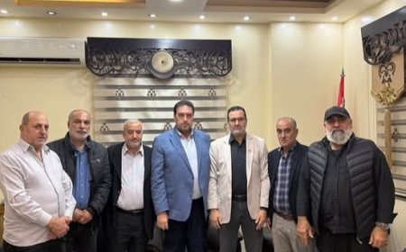 اجتماع بين البعريني ووفد من الفصائل الفلسطينية