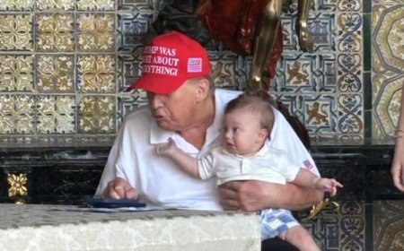 ترامب وحفيده اللبناني