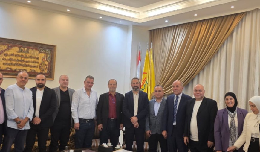 كتلة "الوفاء للمقاومة" تسلمت مذكرة مطلبية وتربوية من روابط أساتذة ومعلمي التعليم الرسمي