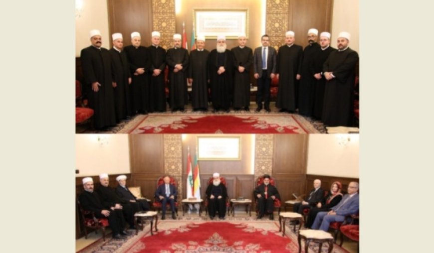 شيخ العقل التقى وفدا من طرابلس ورؤساء المحاكم المذهبية الدرزية