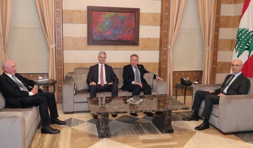 الحجار استقبل وفدا من "معهد توني بلير"