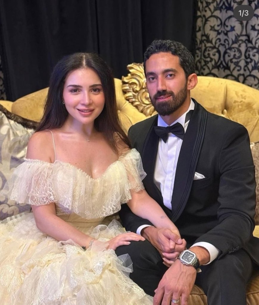 إطلالة ناعمة لمي عز الدين بعد عقد قرانها