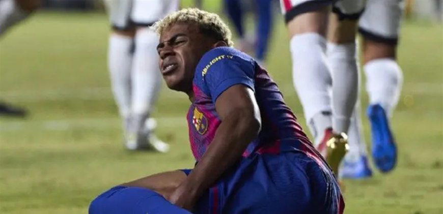 توتر وجدل مع برشلونة.. اصابة يامال طويلة