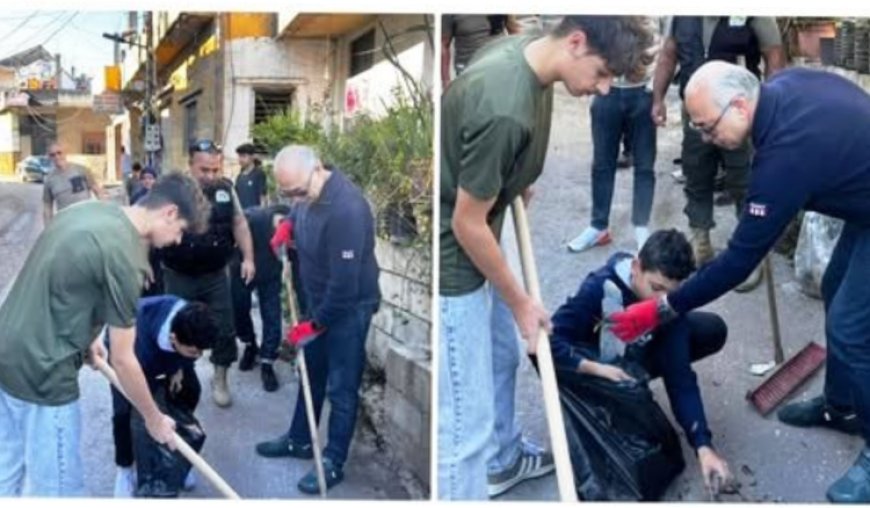 رزريقة يشارك في حملة "المنية احلى"