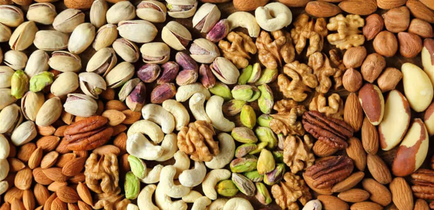 ما هي  أفضل انواع المكسرات  لصحة الانسان؟