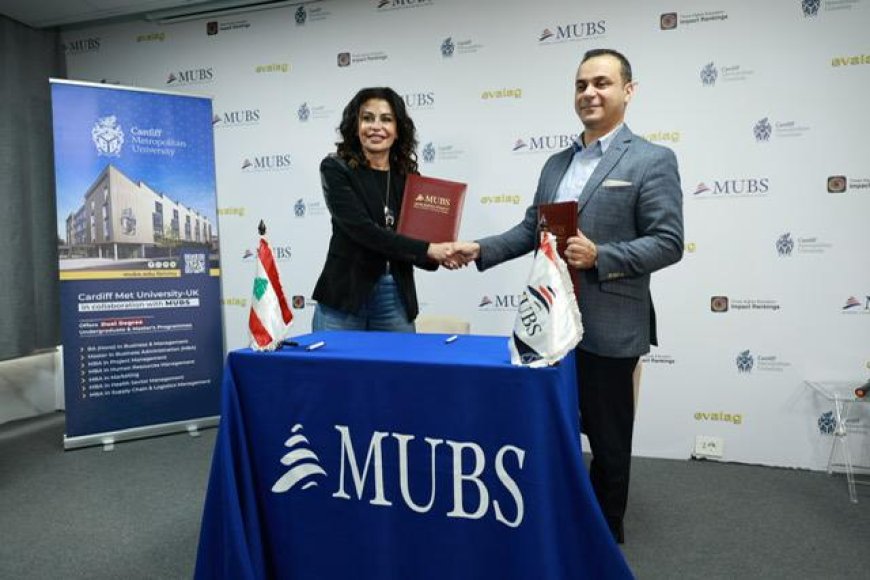 توقيع مذكرة تفاهم بين جامعة MUBS وجمعية بيروت ماراثون