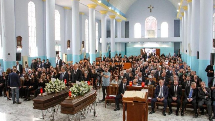 زغرتا شيّعت هنري ولورانس سليم معوّض مع رقيم بطريركي ورسالة من رئيس الجمهورية