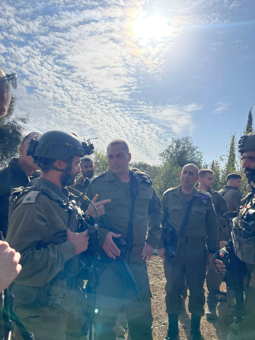 رئيس الأركان الاسرائيلي يزور الحدود مع لبنان