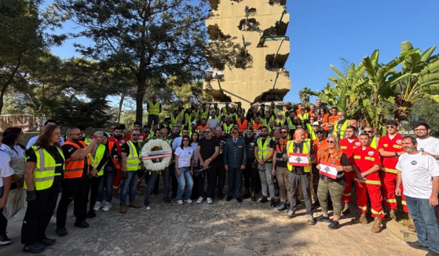 وفد من درّاجي النادي اللبناني للدراجات النارية يزور قيادة الجيش بمناسبة عيد الإستقلال