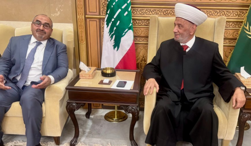 دريان استقبل النائب الحشيمي واطلع من وفد جمعية الكشاف المسلم في لبنان على نشاطاتها