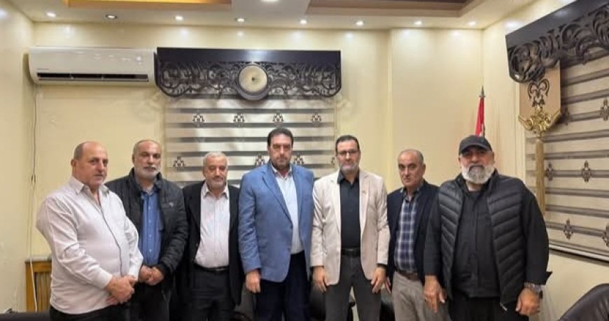 اجتماع بين البعريني ووفد من الفصائل الفلسطينية