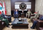 قائد الجيش استقبل روداكوف وحاصباني وخوري