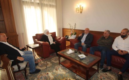 الحريري استقبلت وفد "نادي الفتيان" الرياضي