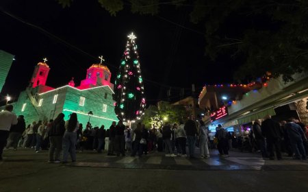إضاءة شجرة الميلاد في زغرتا ومغدوشة