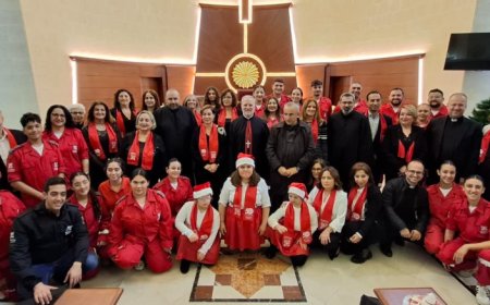 رسيتال ميلادي في كنيسة مار جرجس - جبيل من تنظيم كاريتاس