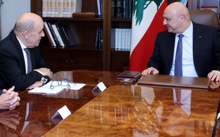 لقاء بين رئيس الجمهورية ولودريان بحث في التطورات الميدانية في الجنوب والملفات المرتبطة بالإصلاحات