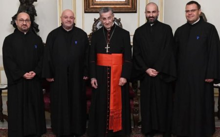 الراعي تابع مع زواره شؤونا عامة وكنسية