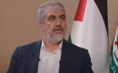 مشعل: غزة قدمت ما عليها وآن لها ان تنهض وتتعافى ولدينا تصور لسلاح المقاومة مقابل هدنة طويلة الأمد مع إسرائيل