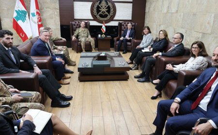 قائد الجيش استقبل مجموعة (ATFL) ومحور البحث دعم الجيش