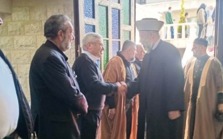 المفتي الرفاعي افتتح مسجدا في بلدة العين والتقى فاعليات في البقاع الشمالي