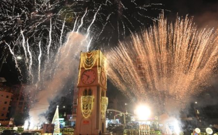 كنعان رعى إضاءة شجرة الجديدة وباخوس شكر له دعمه الدائم