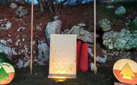 شمعون في حفل تدشين النصب التذكاري للشهيد داني شمعون في كفردبيان: للتكاتف للخروج من دوامة الحروب والانقسامات