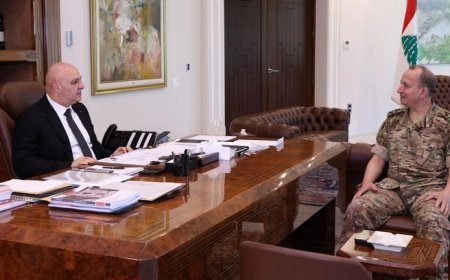 الرئيس عون يلتقي قائد الجيش.. وهذا ما تم بحثه