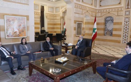 سلام استقبل شهيب وعبد الله ووفدي البنك الدولي والجامعة الثقافية