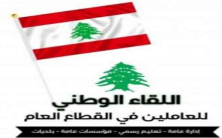 "اللقاء الوطني للعاملين في القطاع العام": صدور مرسوم تعيين أعضاء مجالس العمل التحكيمية ترسيخ لمفهوم العدالة المتخصصة