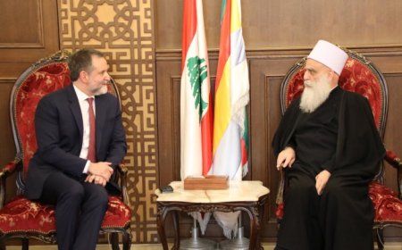 شيخ العقل اطمأن إلى صحة الشيخ الخطيب والتقى وفودا وشخصيات