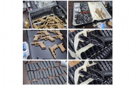 جمارك المطار ضبطت شحنة من 90 مسدسا مفككا في حقائب احد القادمين من فرنسا