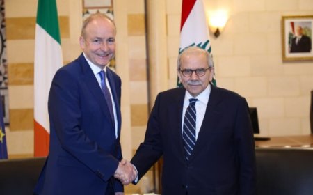 سلام بحث مع نظيره الأيرلندي الأوضاع في لبنان والعلاقات الثنائية بين البلدين