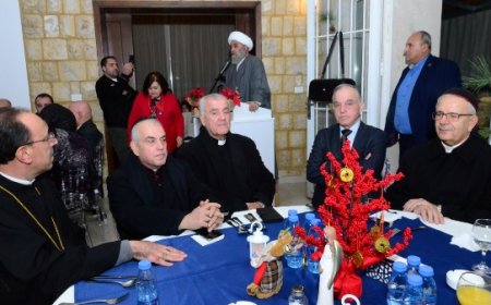 المطران العمار في العشاء الميلادي في "بيت كبارنا" في الوردانية: بالرجوع إلى حكمة كبارنا يمكن معالجة الكثير من مشاكلنا