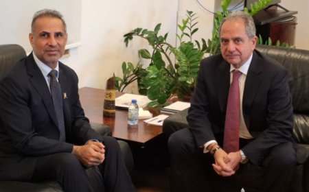 الصدي عرض مع سفير سلطة عمان التعاون في ملف الطاقة