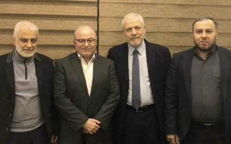 العويك استقبل وفدا من لقاء الاحزاب واكدوا اهمية وحدة الموقف